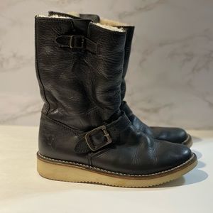 Black Frye boots